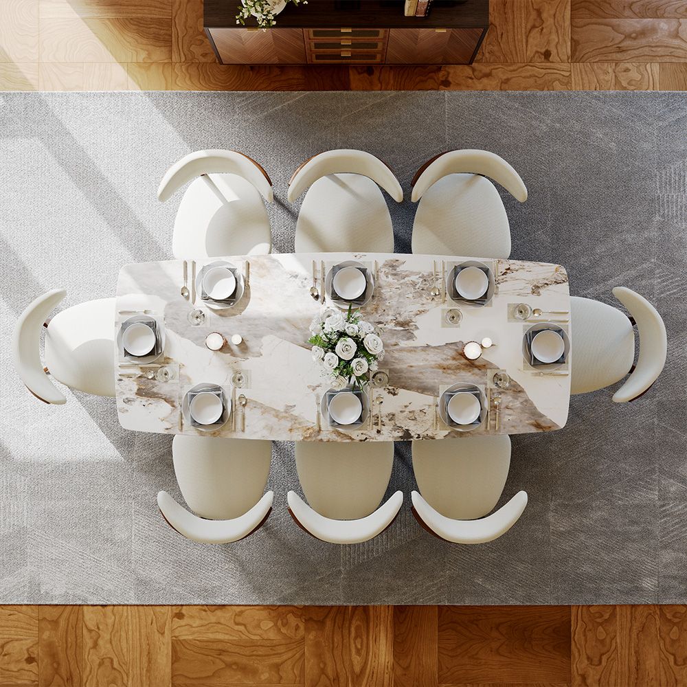 Aurelio Rectangular Sintered Stone Dining Table - Exclusivia