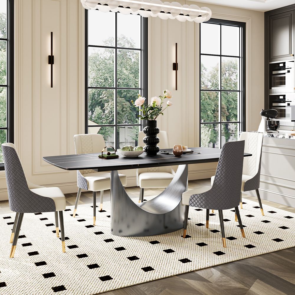 Aurelio Rectangular Sintered Stone Dining Table - Exclusivia