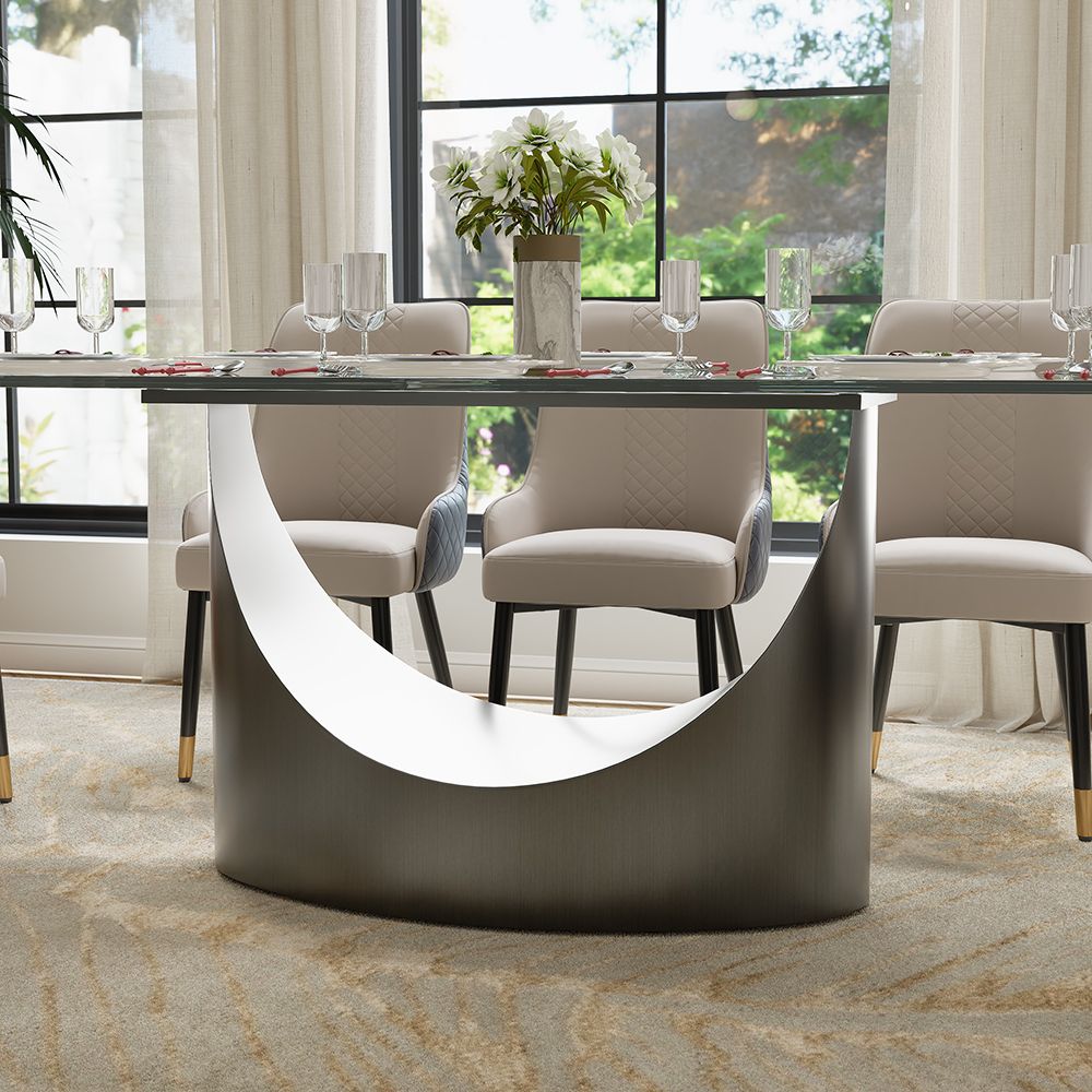 Aurelio Rectangular Sintered Stone Dining Table - Exclusivia