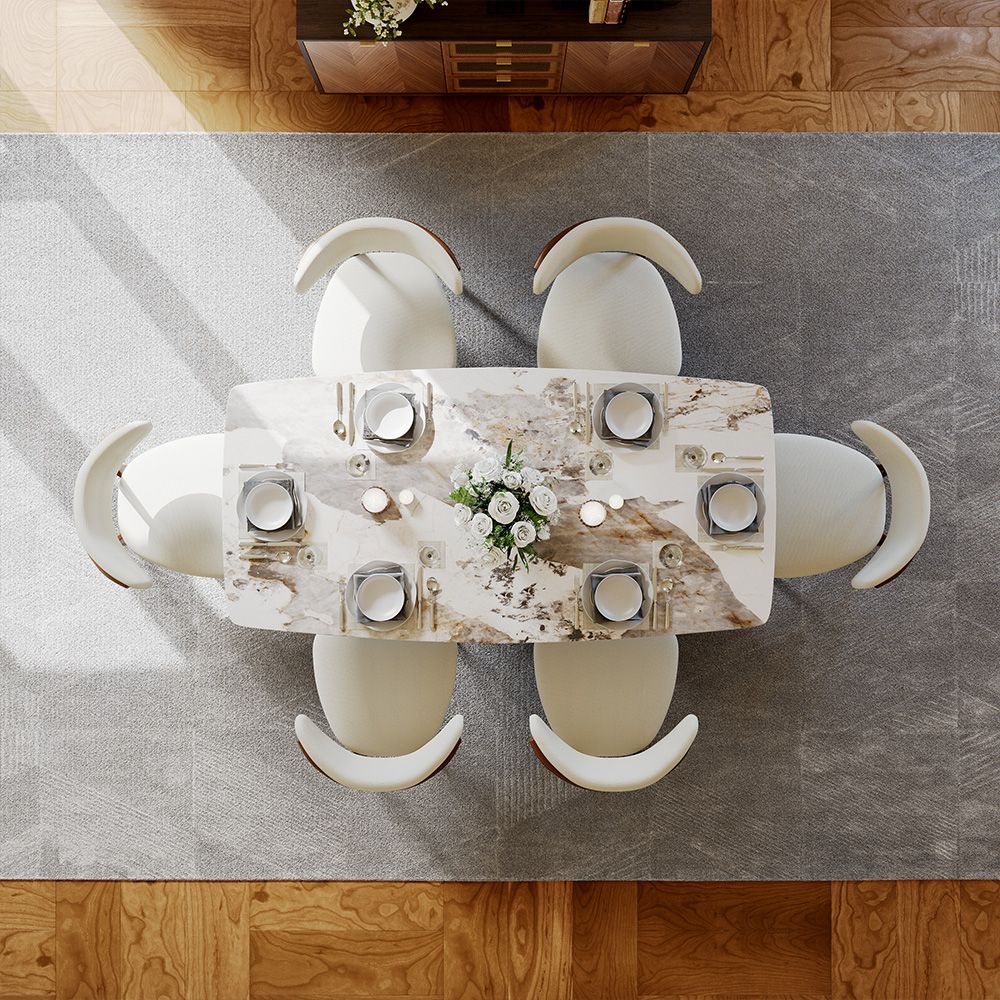 Aurelio Rectangular Sintered Stone Dining Table - Exclusivia