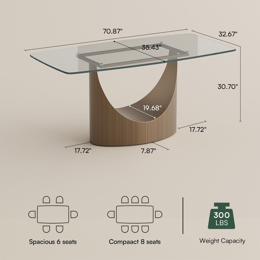 Aurelio Rectangular Sintered Stone Dining Table - Exclusivia