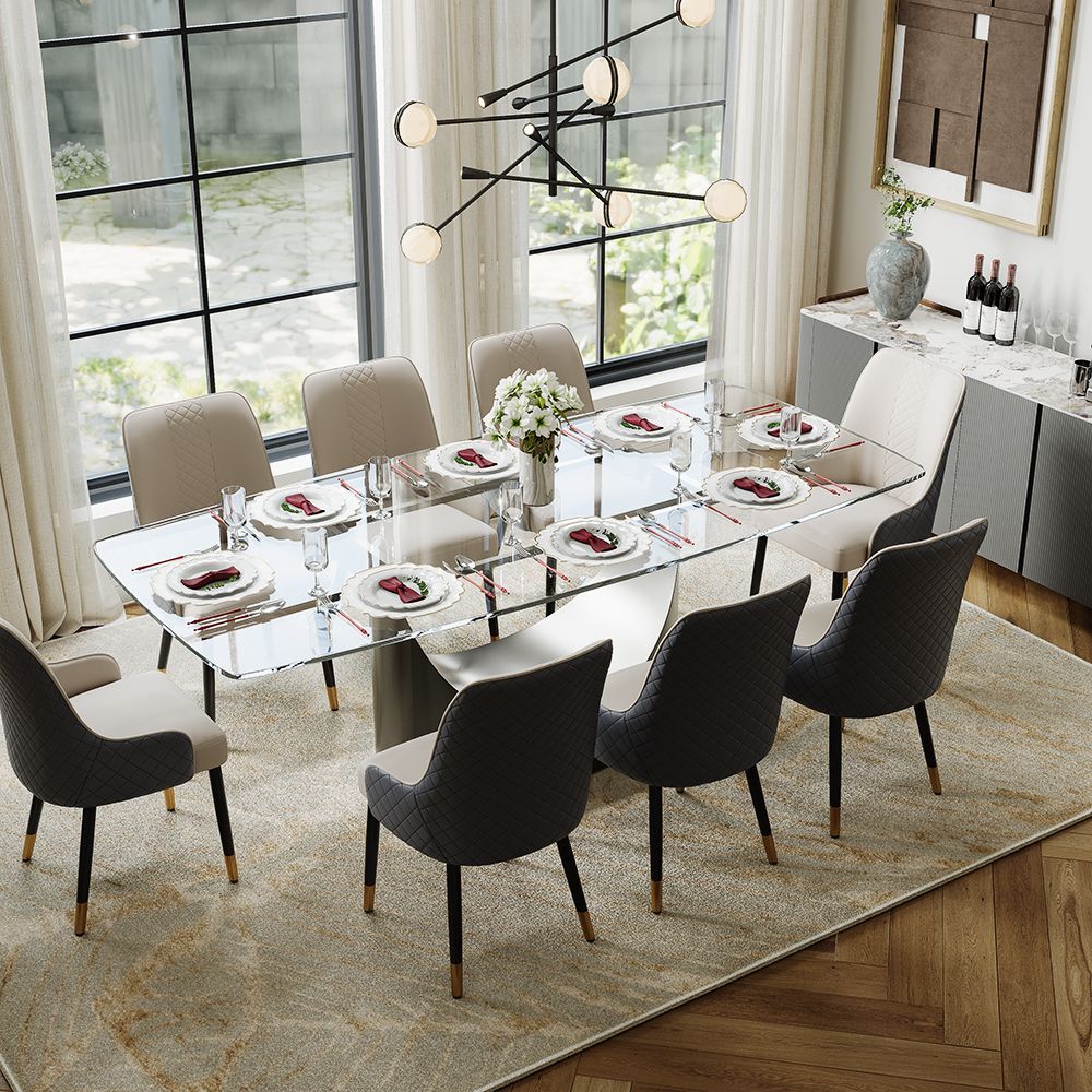 Aurelio Rectangular Sintered Stone Dining Table - Exclusivia