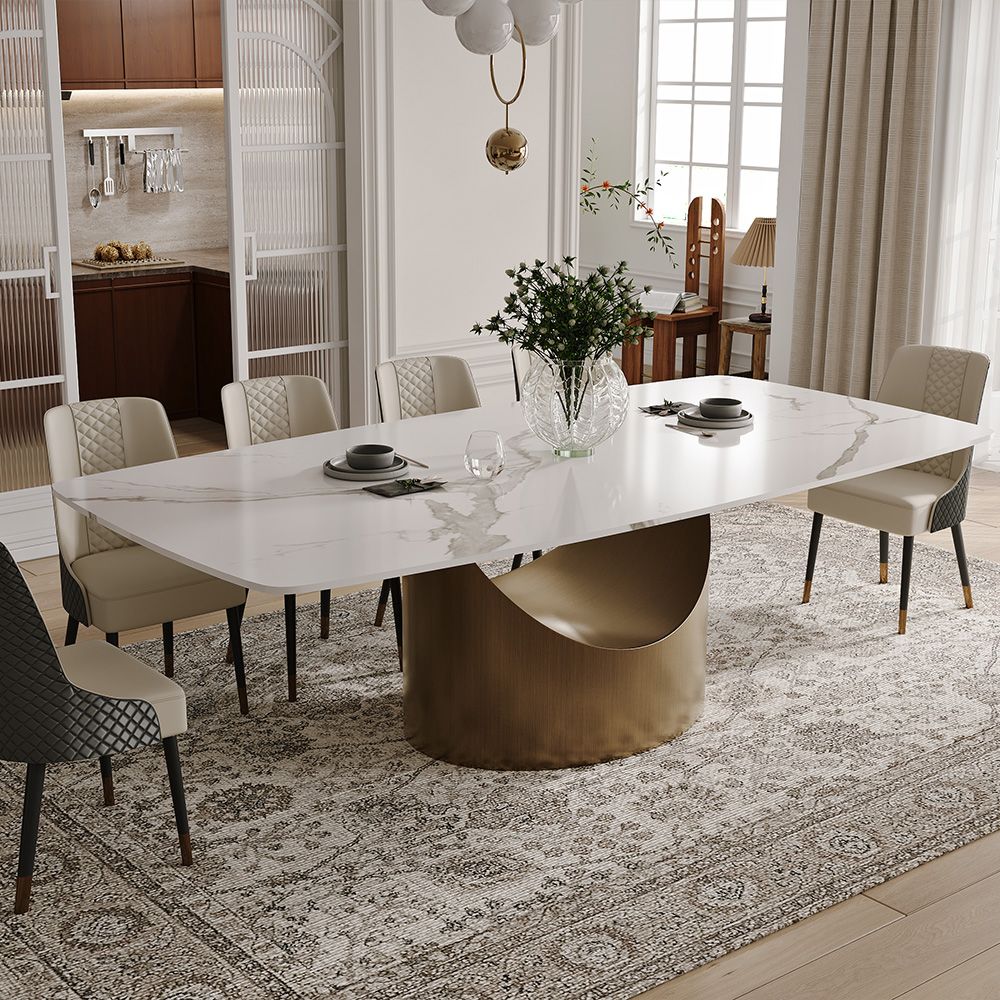 Aurelio Rectangular Sintered Stone Dining Table - Exclusivia