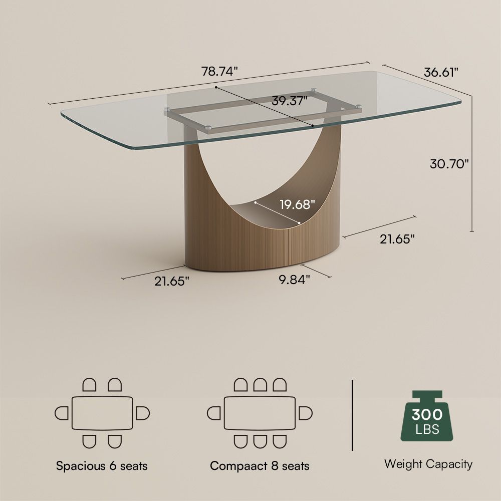 Aurelio Rectangular Sintered Stone Dining Table - Exclusivia
