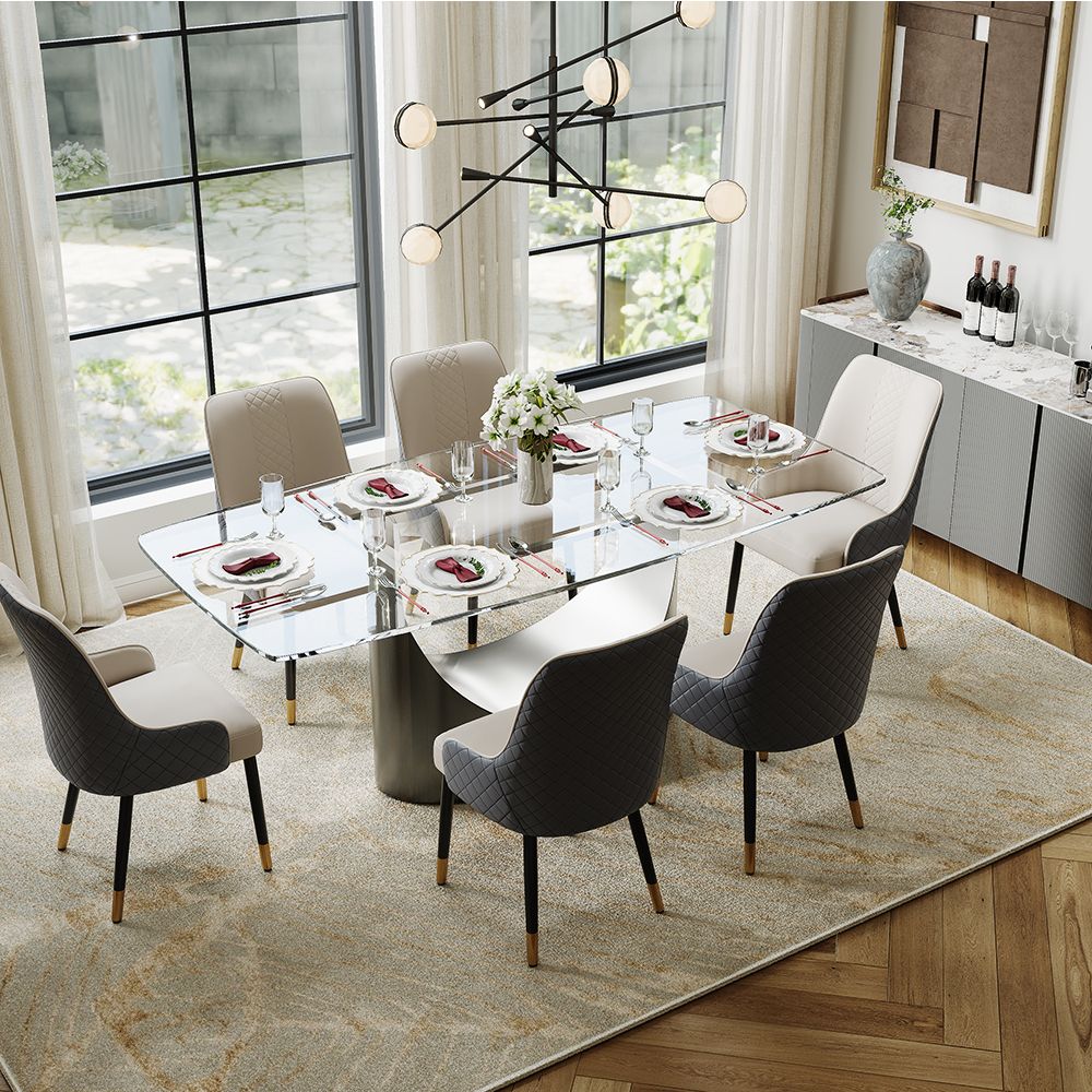 Aurelio Rectangular Sintered Stone Dining Table - Exclusivia