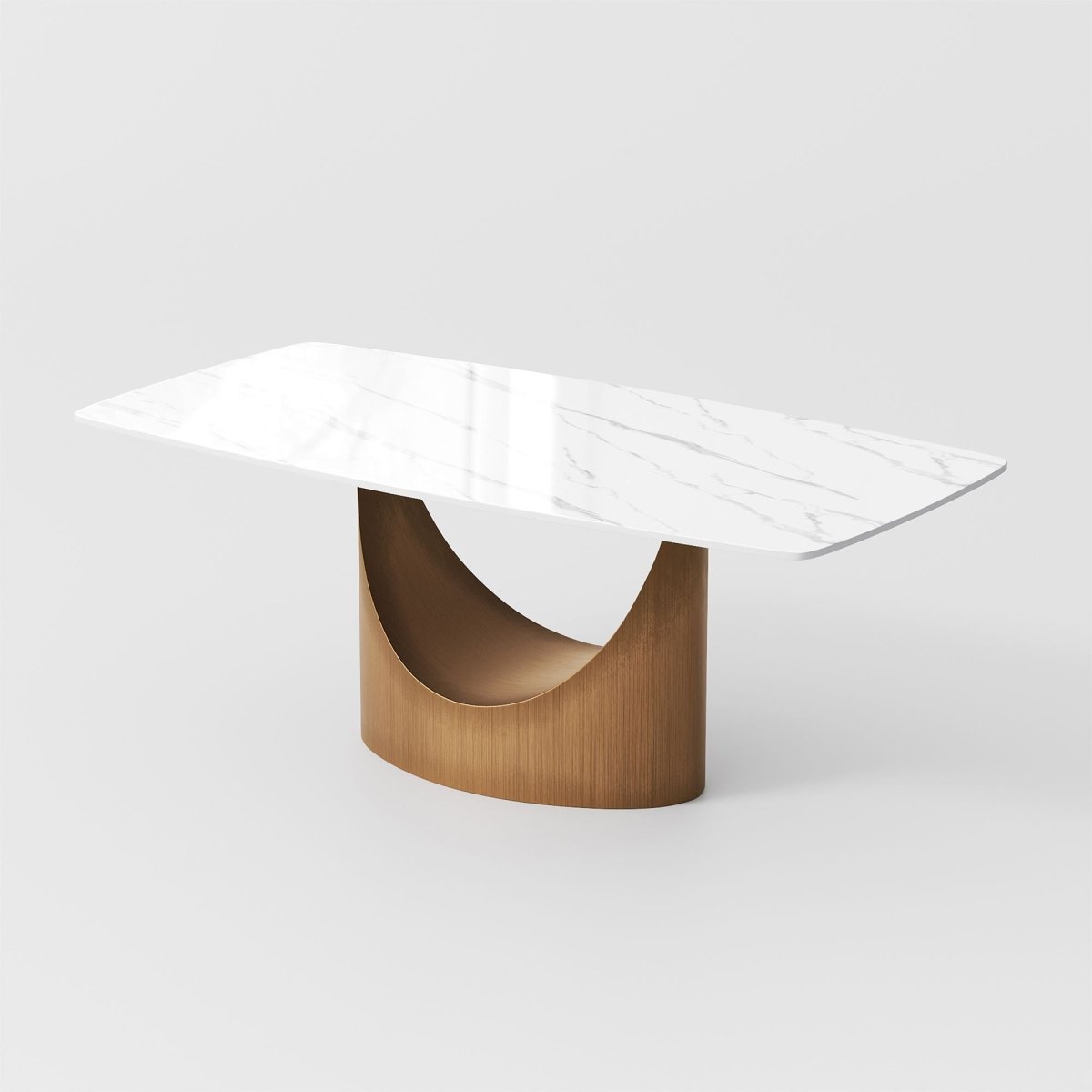 Aurelio Rectangular Sintered Stone Dining Table - Exclusivia