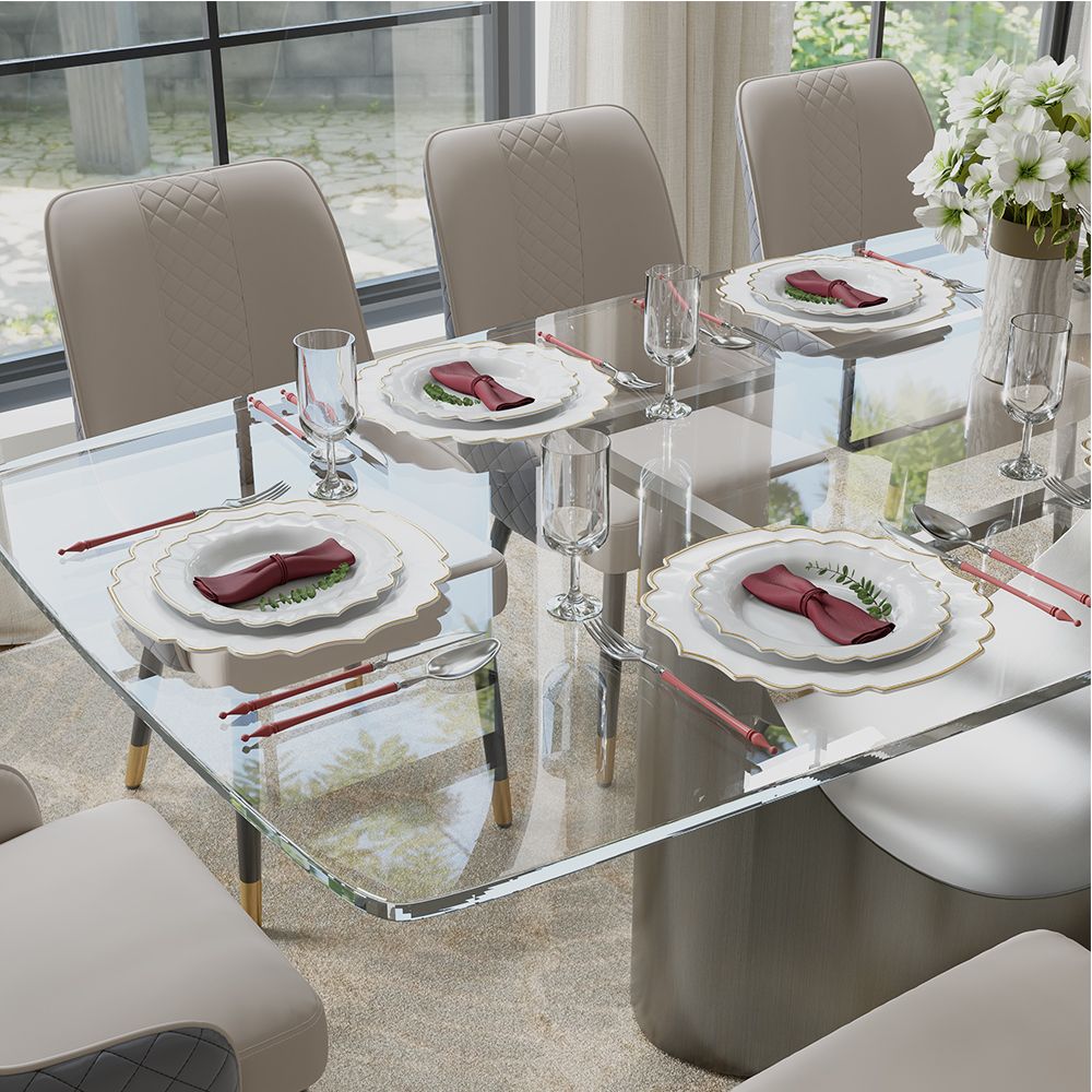 Aurelio Rectangular Sintered Stone Dining Table - Exclusivia
