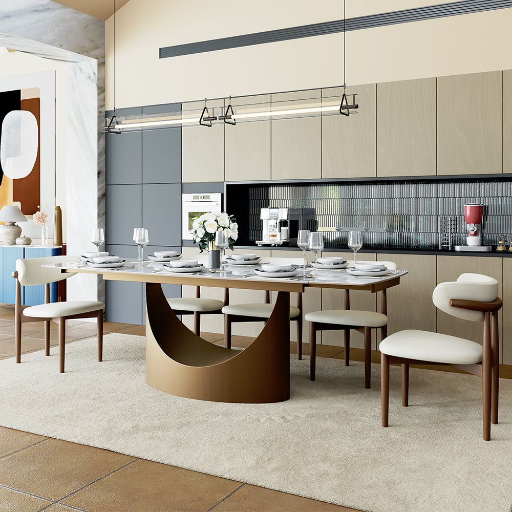 Aurelio Rectangular Sintered Stone Dining Table - Exclusivia