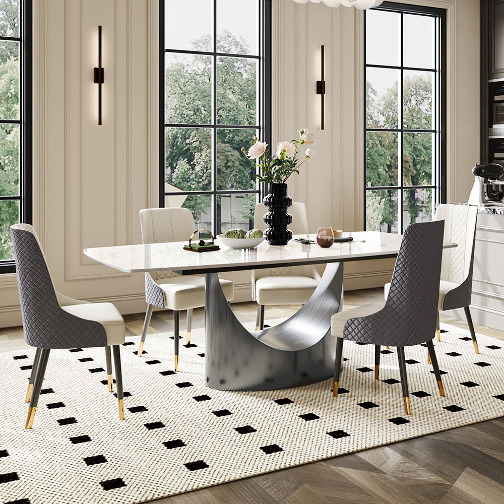 Aurelio Rectangular Sintered Stone Dining Table - Exclusivia