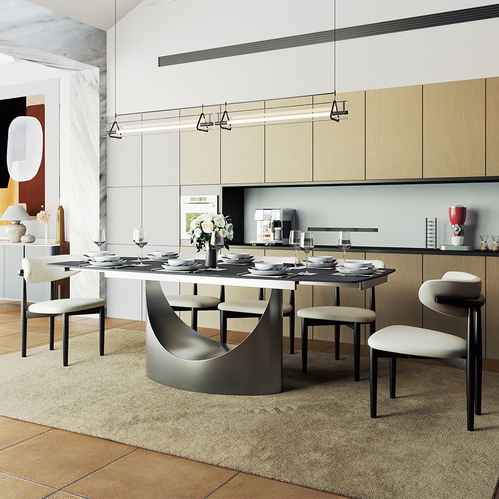 Aurelio Rectangular Sintered Stone Dining Table - Exclusivia