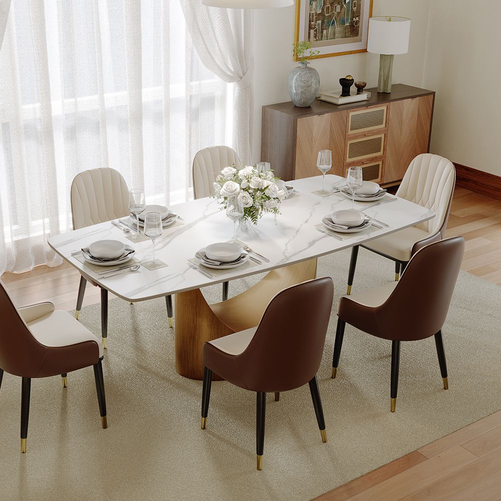 Aurelio Rectangular Sintered Stone Dining Table - Exclusivia