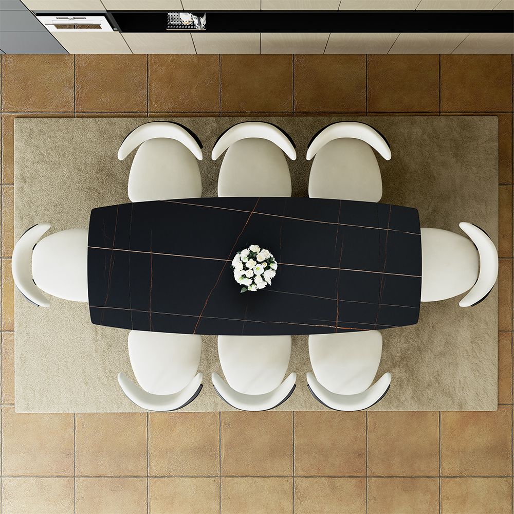 Aurelio Rectangular Sintered Stone Dining Table - Exclusivia