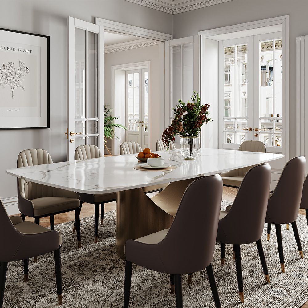 Aurelio Rectangular Sintered Stone Dining Table - Exclusivia