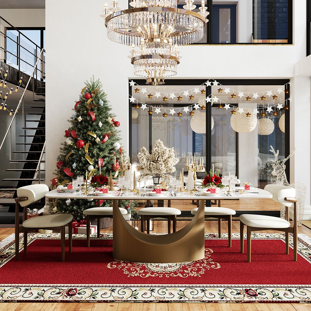 Aurelio Rectangular Sintered Stone Dining Table - Exclusivia