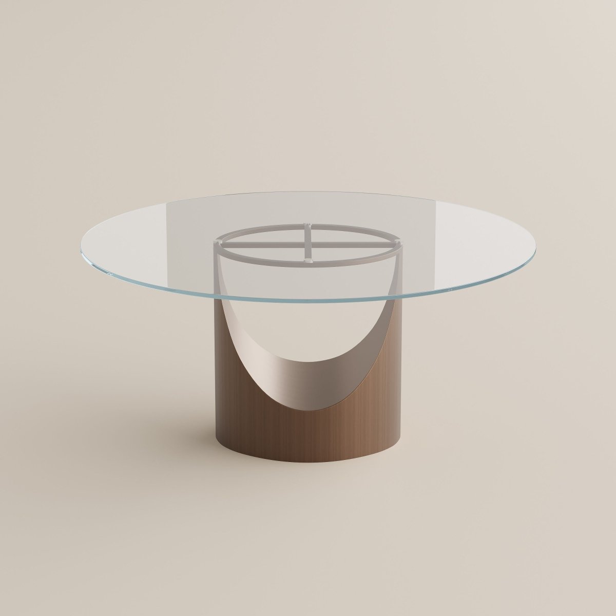 Aurelio Round Sintered Stone Dining Table - Exclusivia