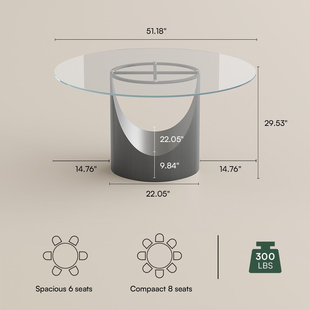 Aurelio Round Sintered Stone Dining Table - Exclusivia