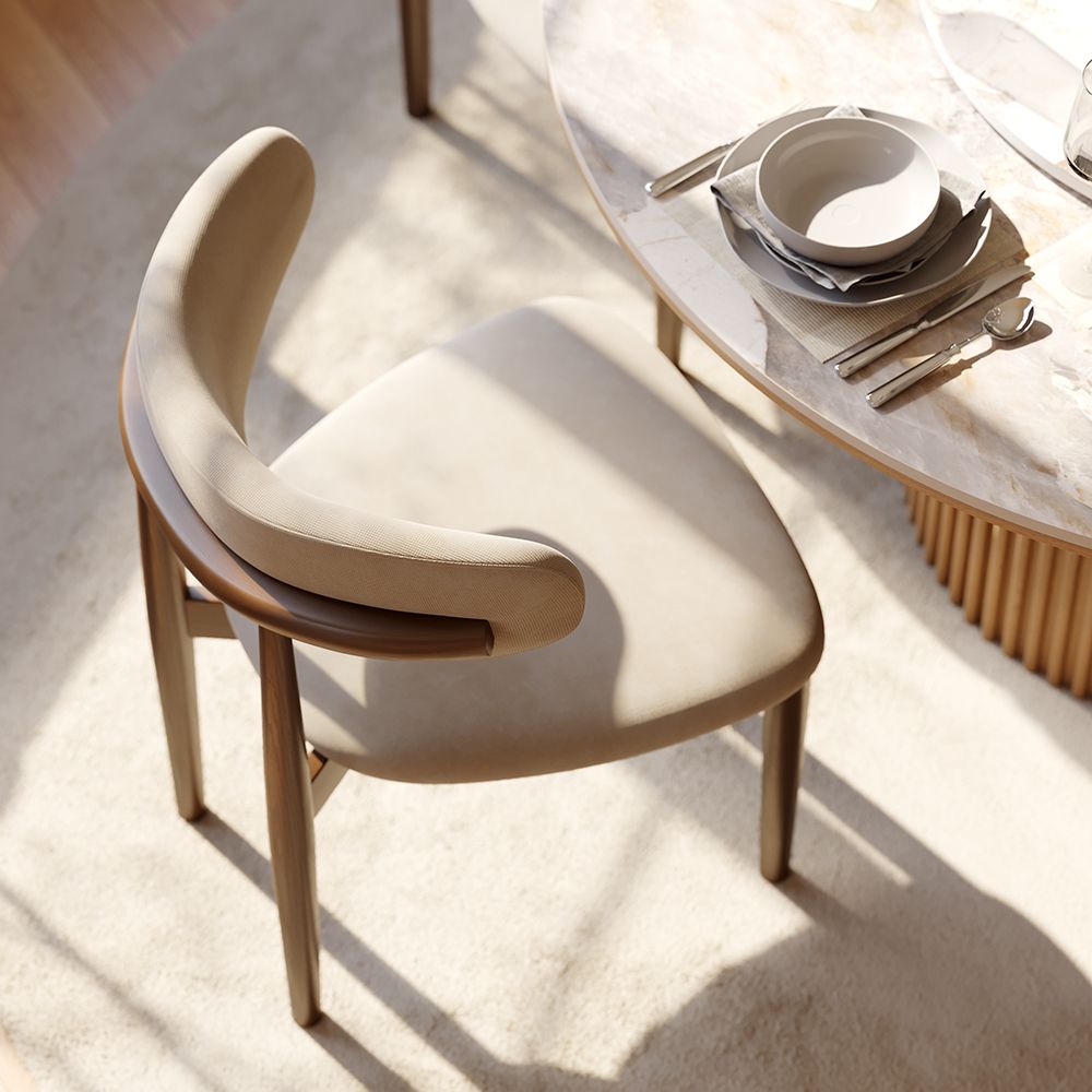 Aurelio Round Sintered Stone Dining Table - Exclusivia