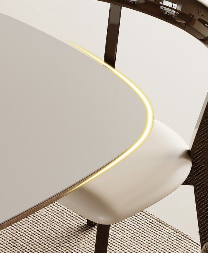 VERNO Modern Sintered Stone Dining Table