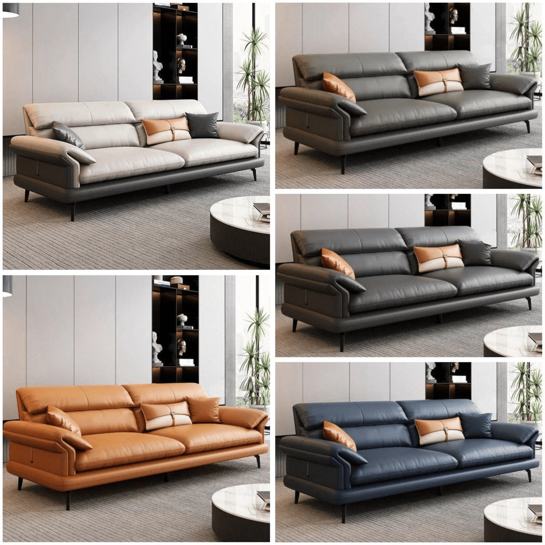 Avio Genuine Leather Sofa - Exclusivia