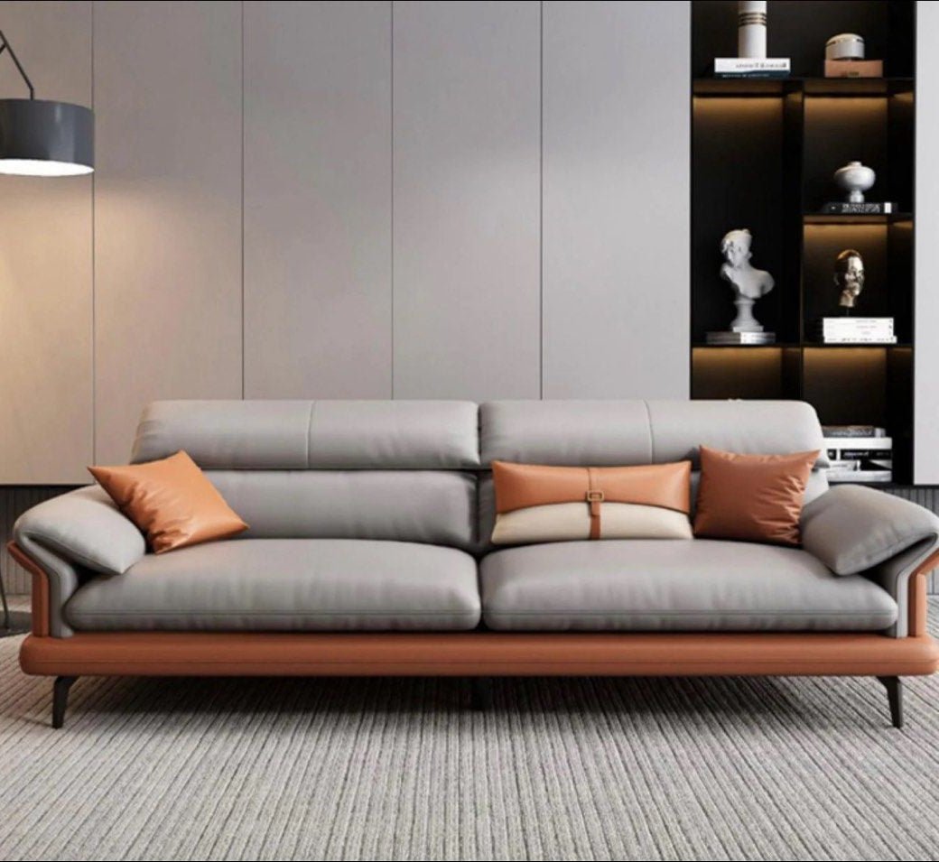 Avio Genuine Leather Sofa - Exclusivia