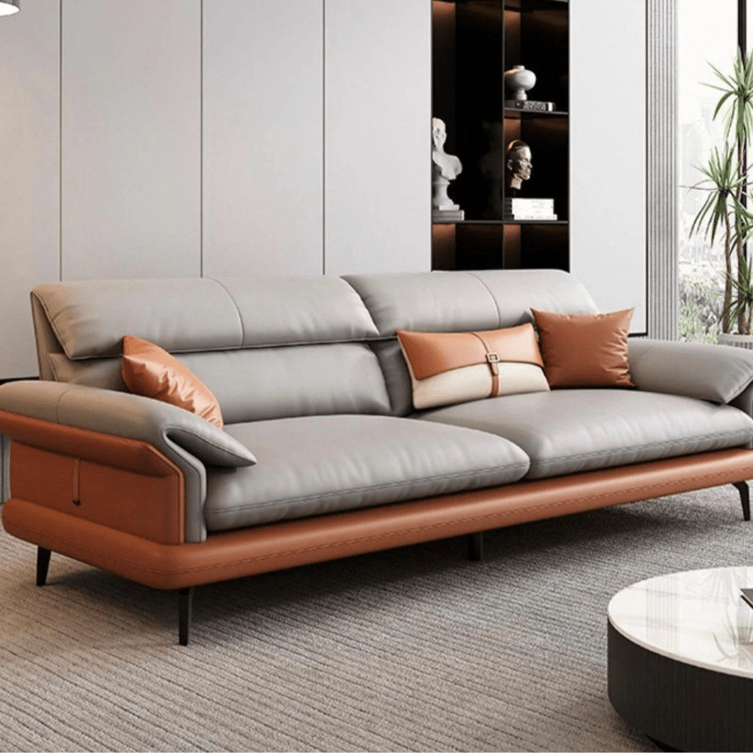 Avio Genuine Leather Sofa - Exclusivia