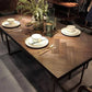 AYLIFFE Rustic Herringbone Dining Table - Exclusivia