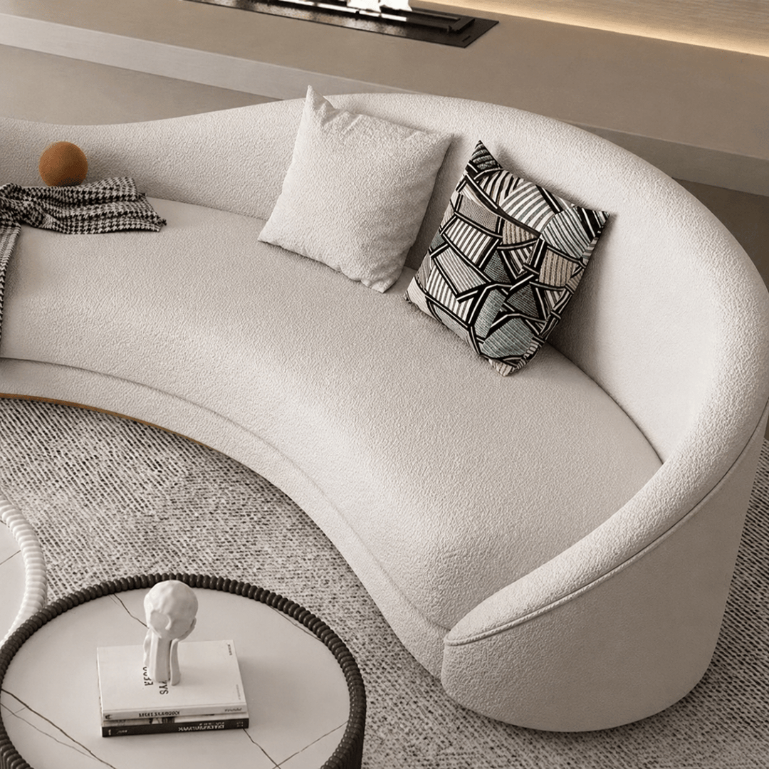 AYUMI Japandi Leather Sofa - Exclusivia