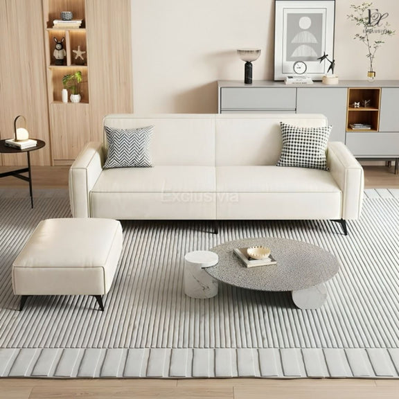 BANBRICK Modern Leathaire Sofa - Exclusivia