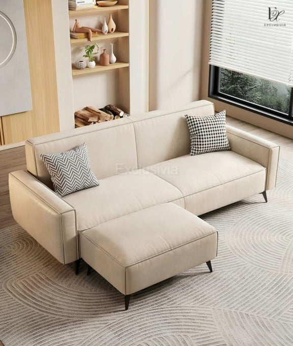 BANBRICK Modern Leathaire Sofa - Exclusivia