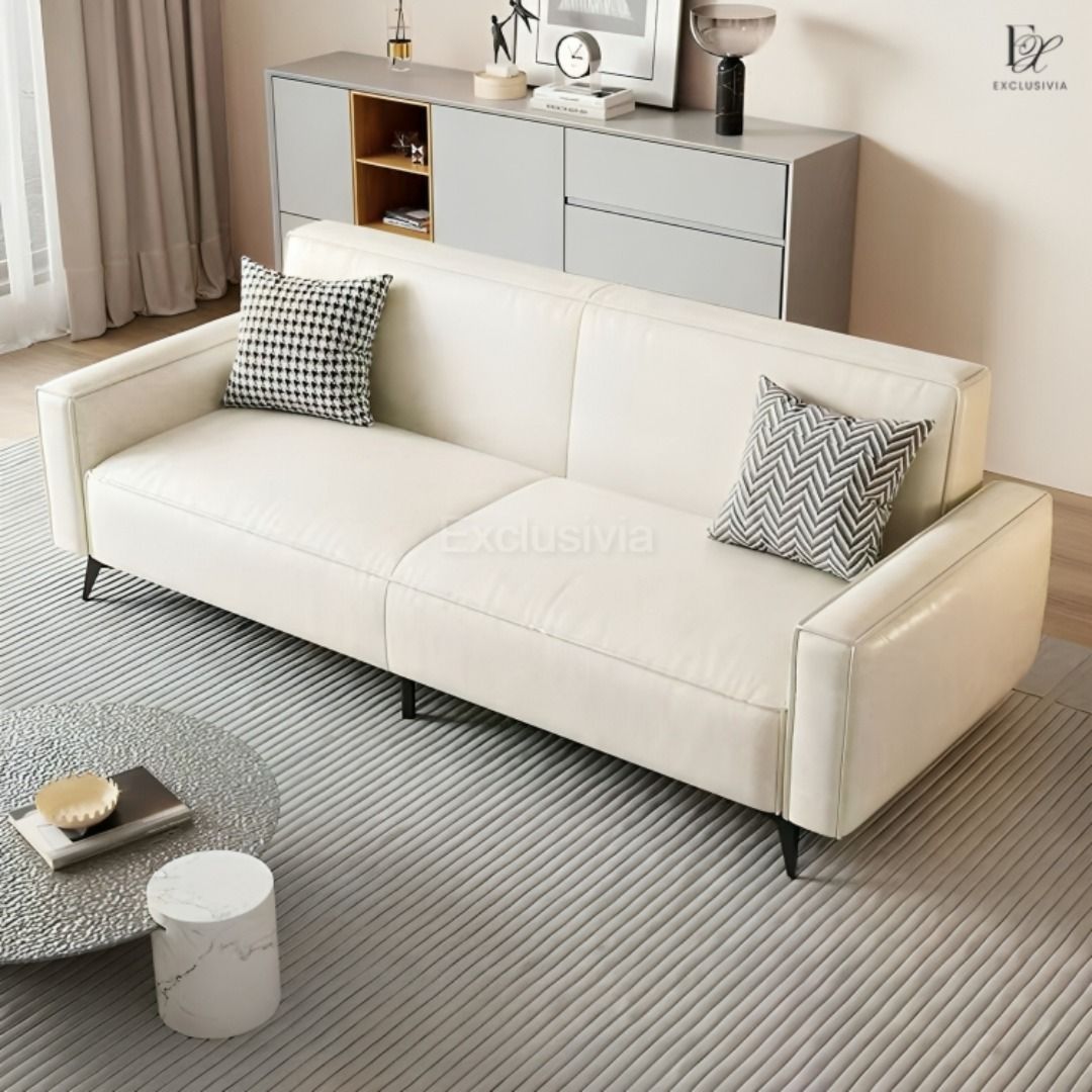 BANBRICK Modern Leathaire Sofa - Exclusivia