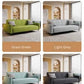 BANBRICK Modern Leathaire Sofa - Exclusivia