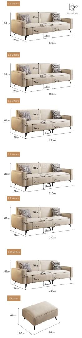 BANBRICK Modern Leathaire Sofa - Exclusivia