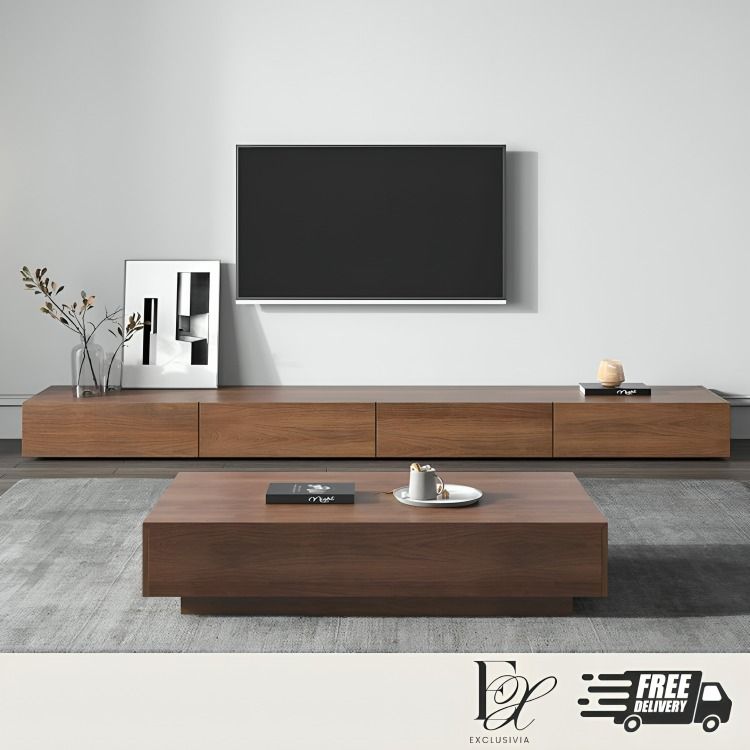 BASEY Modern TV Console - Exclusivia