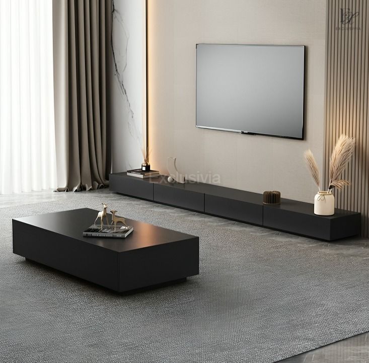 Sleek modern tv console discount