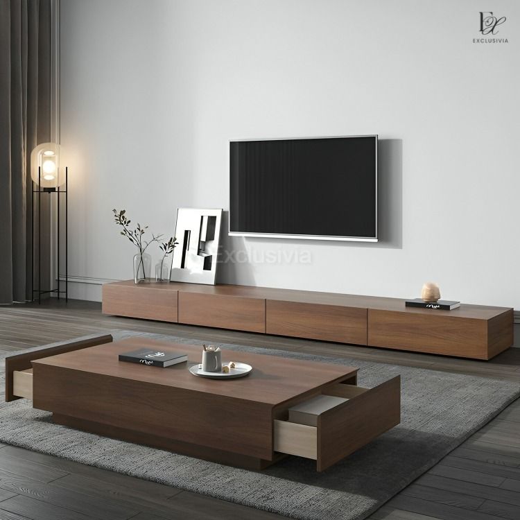 BASEY Modern TV Console - Exclusivia