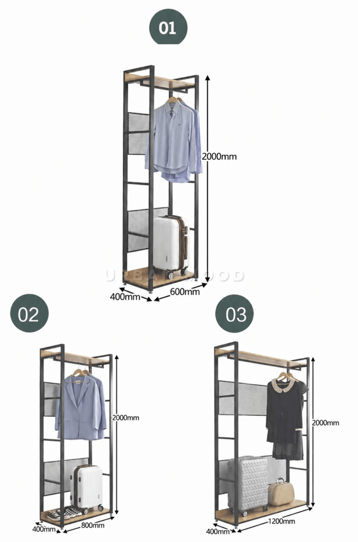 Bastian Modern Wardrobe - Exclusivia