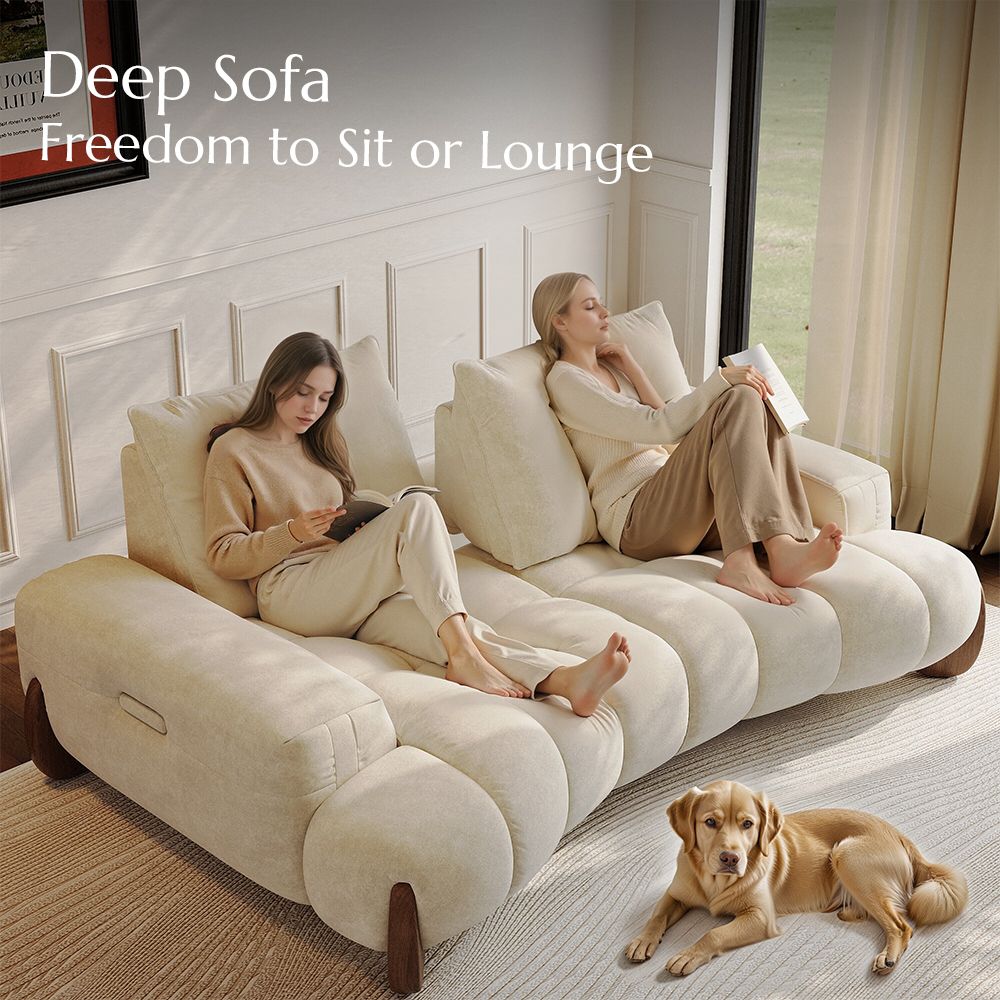 Arlo – Deep Lounge Mid-Century Sofa