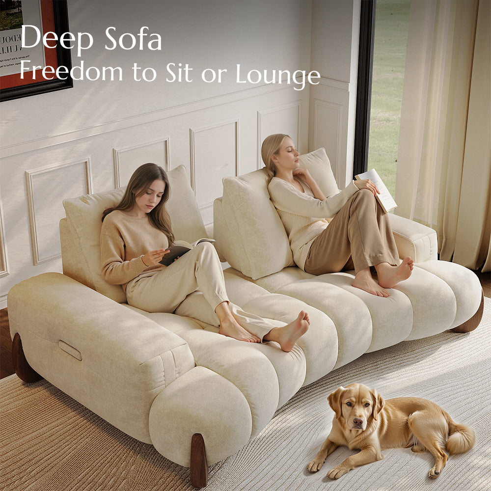 Arlo – Deep Lounge Mid-Century Sofa