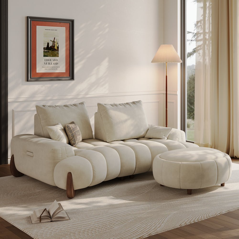 Arlo – Deep Lounge Mid-Century Sofa - Exclusivia