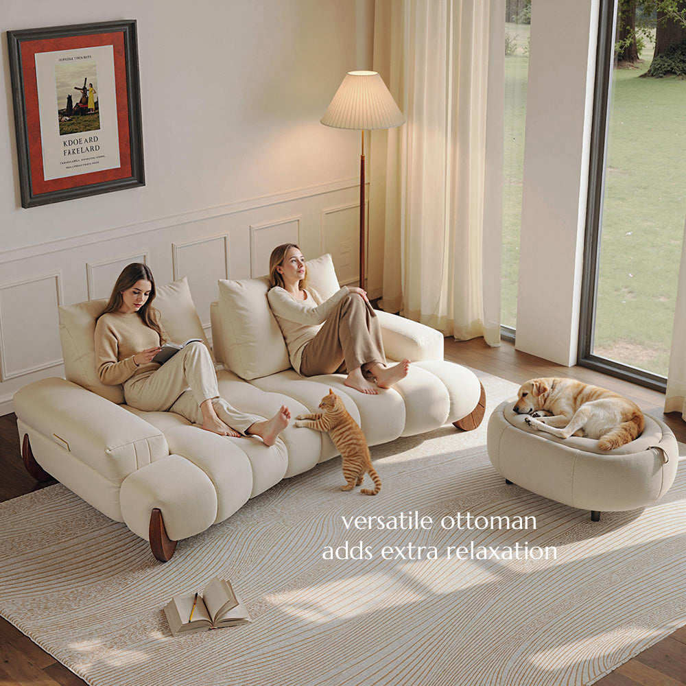 Arlo – Deep Lounge Mid-Century Sofa