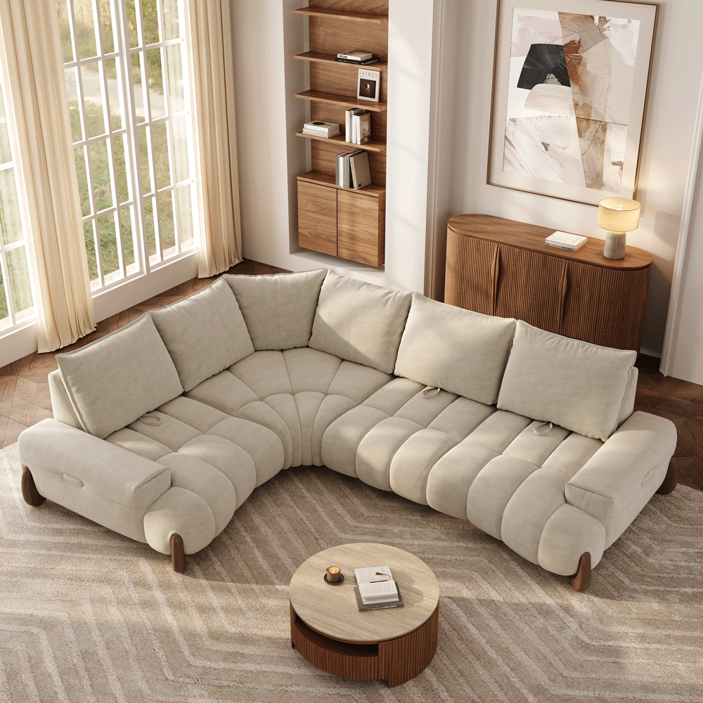 Arlo – Deep Lounge Mid-Century Sofa