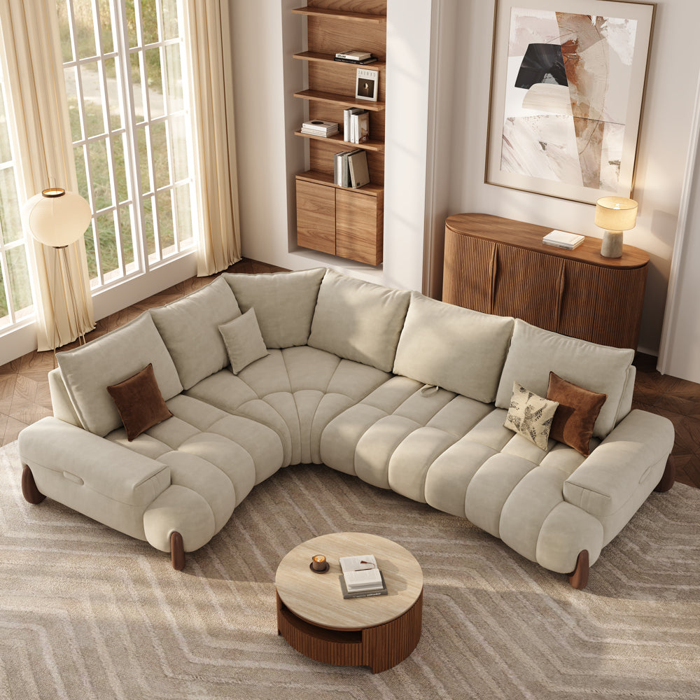 Arlo – Deep Lounge Mid-Century Sofa
