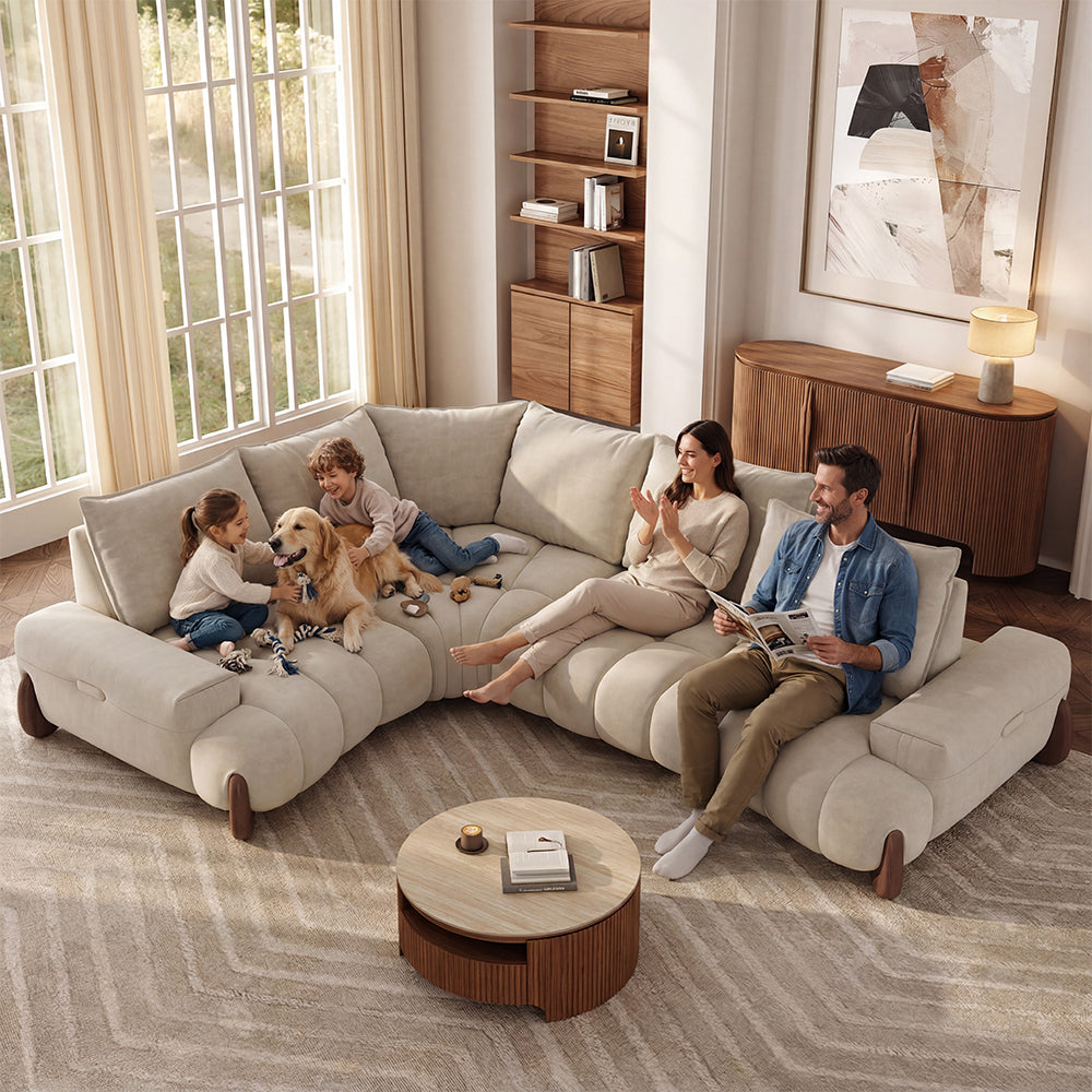 Arlo – Deep Lounge Mid-Century Sofa