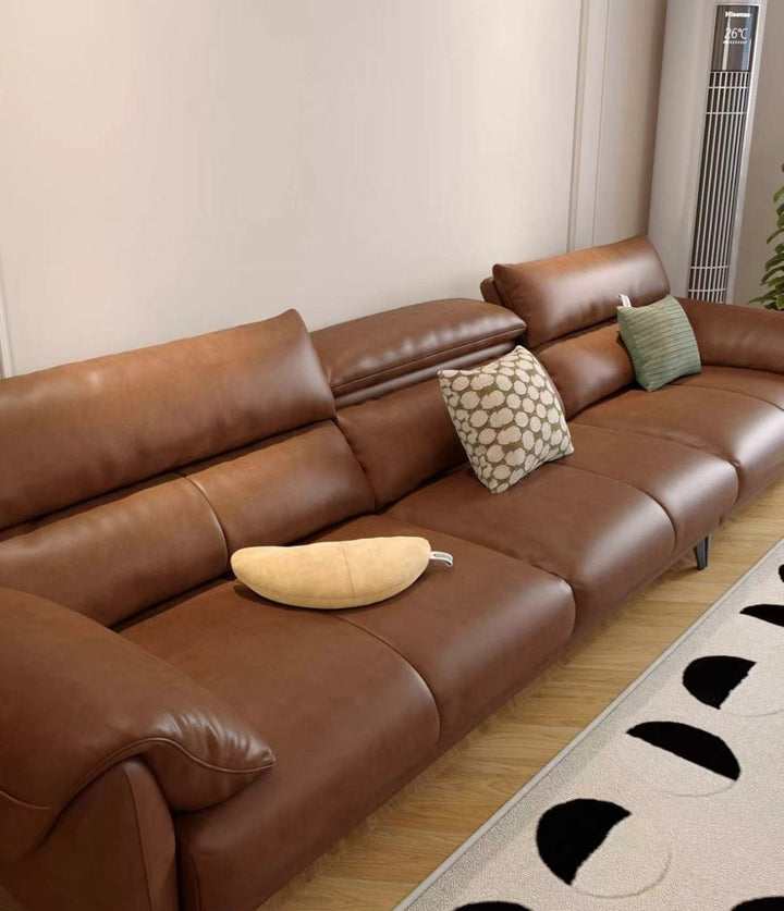 Bellamy Leather Sectional Sofa - Exclusivia