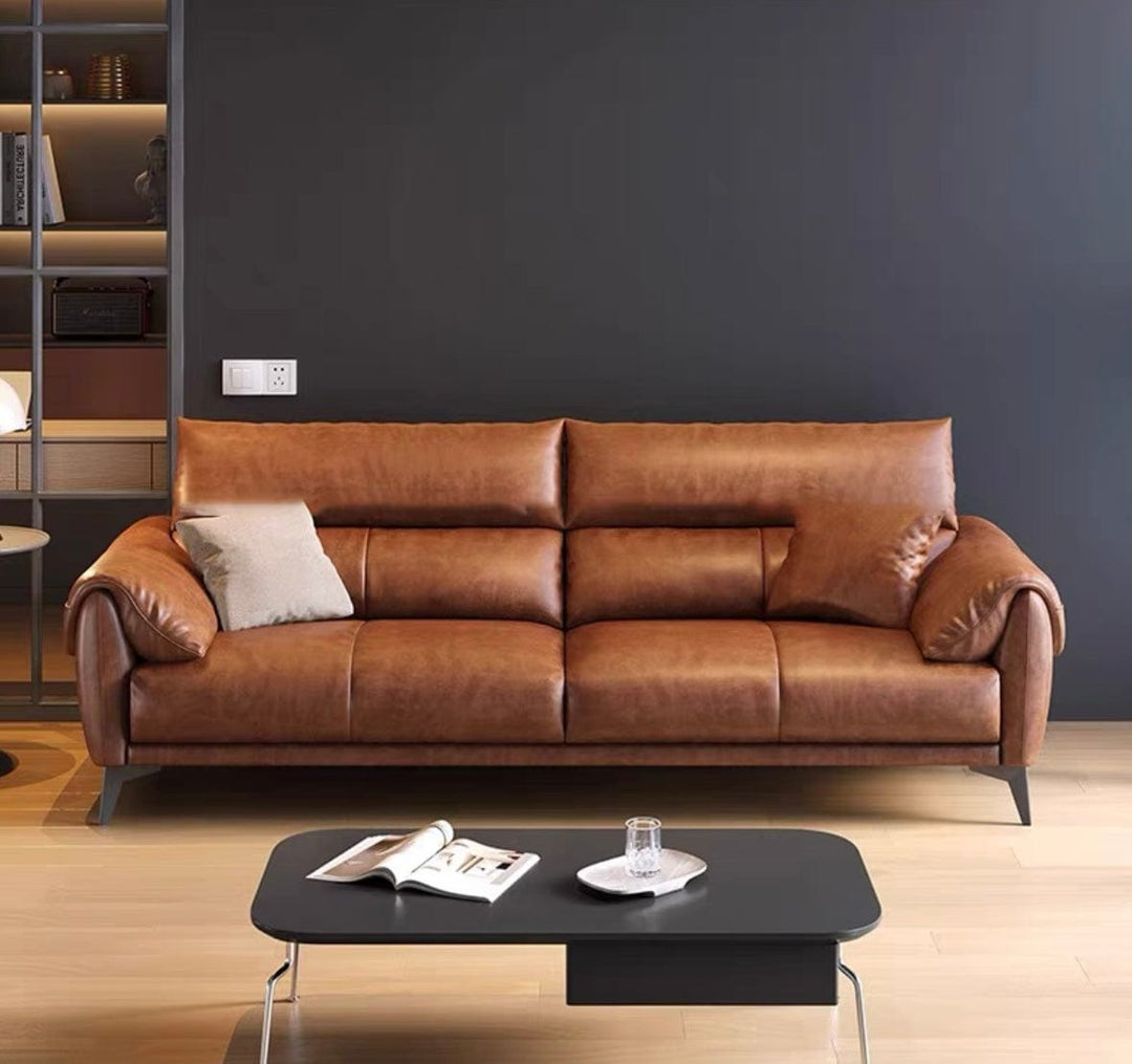 Bellamy Leather Sectional Sofa - Exclusivia