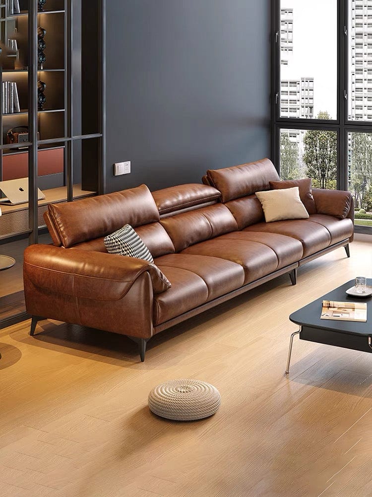 Bellamy Leather Sectional Sofa - Exclusivia