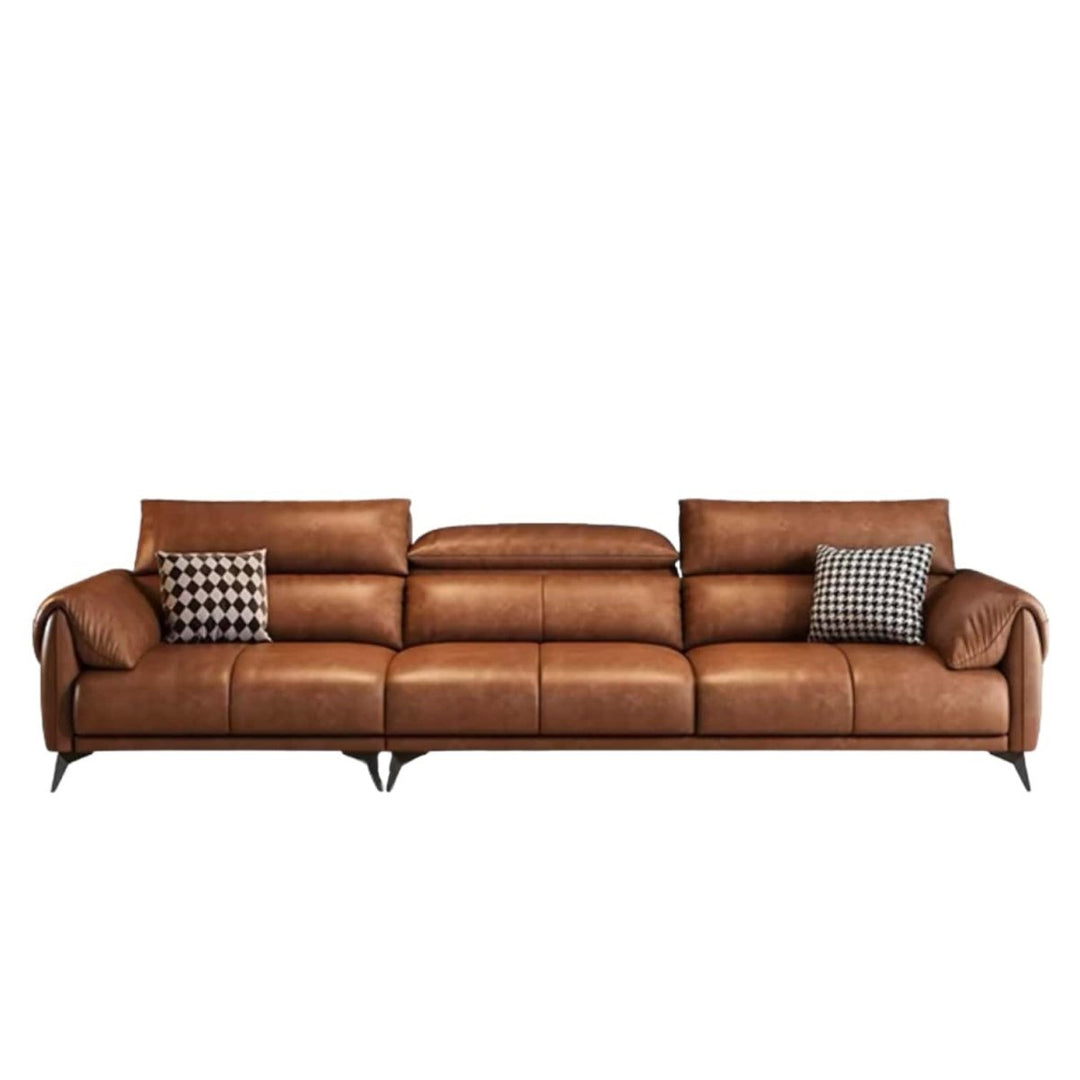 Bellamy Leather Sectional Sofa - Exclusivia