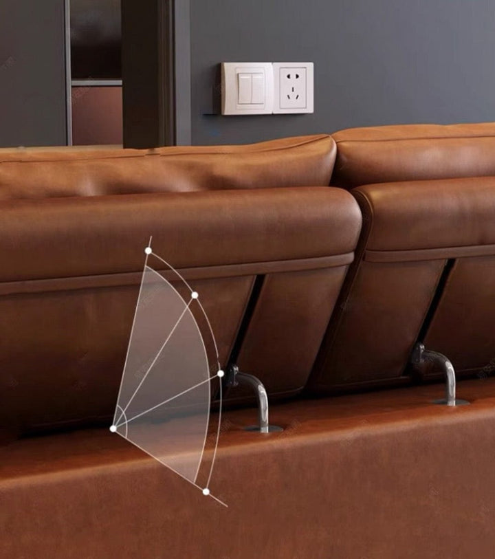 Bellamy Leather Sectional Sofa - Exclusivia