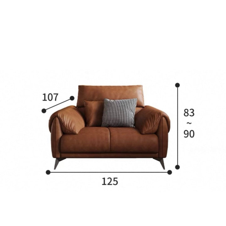 Bellamy Leather Sectional Sofa - Exclusivia