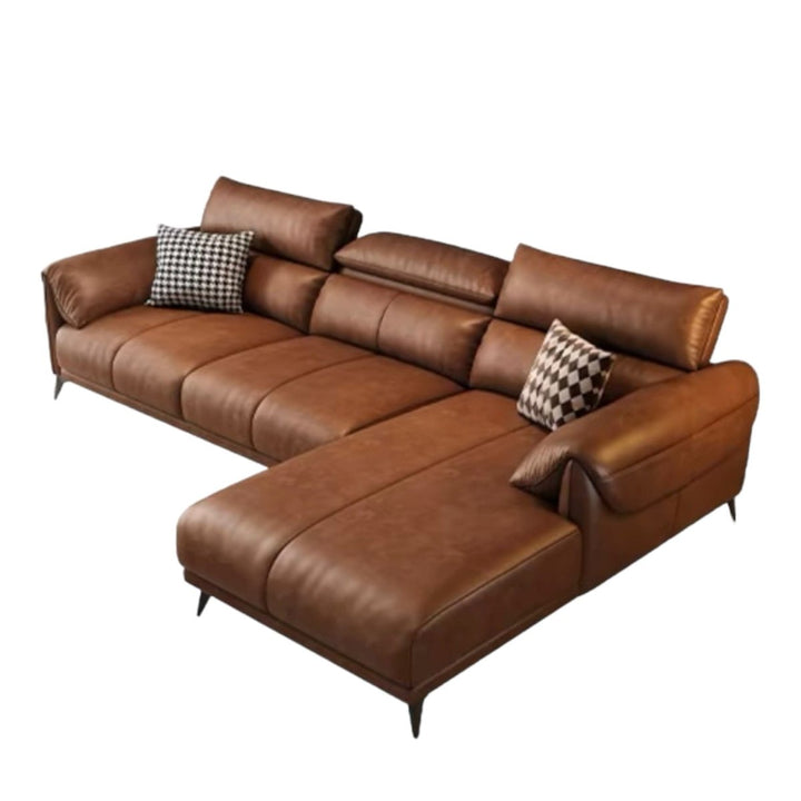 Bellamy Leather Sectional Sofa - Exclusivia